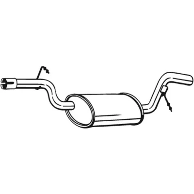 Bilde av Mellomlyddemper, vw passat b6, b6 variant, 3C0253409L