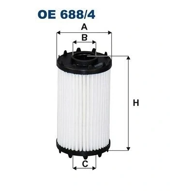 Bilde av FILTRON OE 688/4 Oljefilter Filterinnsats AUDI: Q7, A4 B9 Avant, A6 C8 Sedan, PORSCHE: Macan