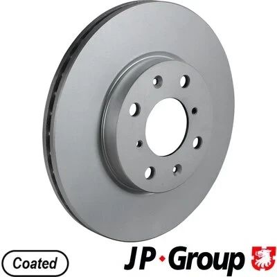 Bilde av JP GROUP 1263106000 Bremseskiver framaksel 252 20 4 ventilert belagt SUZUKI: SWIFT 3, OPEL: Agila B
