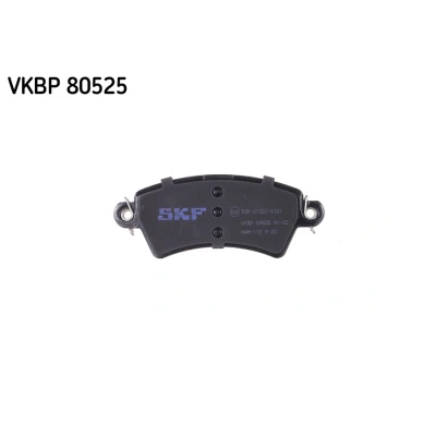 Bilde av SKF VKBP 80525 Bremseklosser ikke klargjort for slitasjeindikator PEUGEOT: 206 Hatchback
