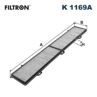 Bilde av FILTRON K 1169A Kupéfilter Karbonfilter 829 134 29 BMW: 3 Sedan, Touring, X1