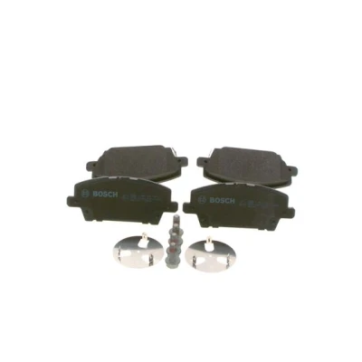 Bilde av BOSCH 0 986 494 136 Bremseklosser Low Metallic med akustisk slitasjevarsel montageanvisning, antihyle blikk, skruer