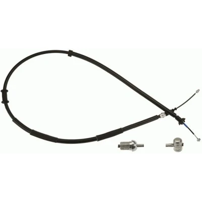 Bilde av TRW GCH601 Bremsekabel 1465, 1255 Skivebrems FIAT: Panda II Hatchback