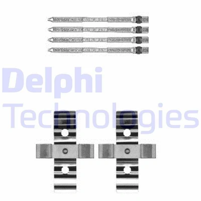 Bilde av DELPHI LX0604 Tibehørsett, skivebremse belegg