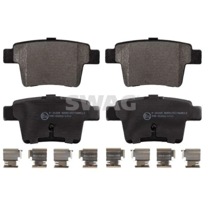 Bilde av SWAG 50 91 6571 Bremseklosser bakaksel ekskl. slitasjevarselkontakt med festemateriell FORD: MONDEO 3 Kombi, 3, Stufenheck
