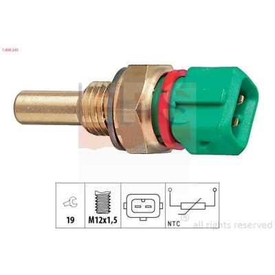 Bilde av EPS 1.830.243 Kjølevæsketemperatursensor Made in Italy OE Equivalent Rød