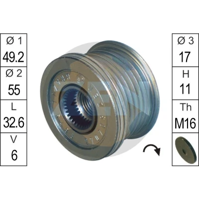 Bilde av Frihjul, dynamo, audi,seat,skoda,vw, 03C 903 119 A