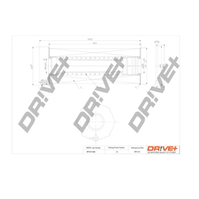 Bilde av Dr!ve+ DP1110.11.0105 Oljefilter Filterinnsats AUDI: A6 C6 Avant, A4 B8 B7 VOLKSWAGEN: Touareg I
