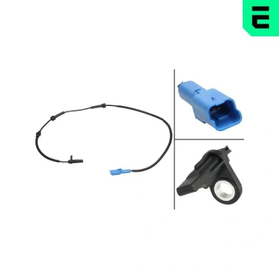 Bilde av OPTIMAL 06 S549 ABS Sensor framaksel venstre, høyre Hall prinsipp 965 PEUGEOT: 207 Hatchback, 208 I CITROËN: DS3 Hatchback