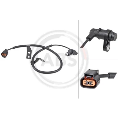 Bilde av A.B.S. 31974 ABS Sensor 760 MITSUBISHI: L200 / Triton IV Pick up