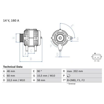Bilde av Dynamo BOSCH 0 986 083 900
