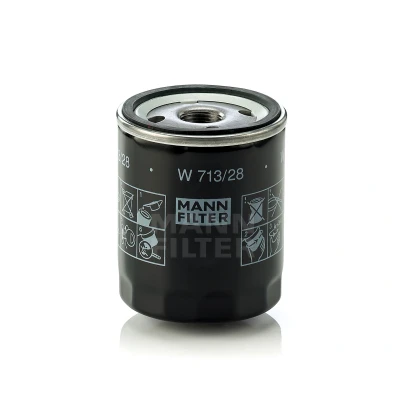 Bilde av MANN FILTER W 713/28 Oljefilter 13/16 16 UN med en retursperreventil Påskruingsfilter LAND ROVER: Freelander I SUV, SUV Cabrio, 75
