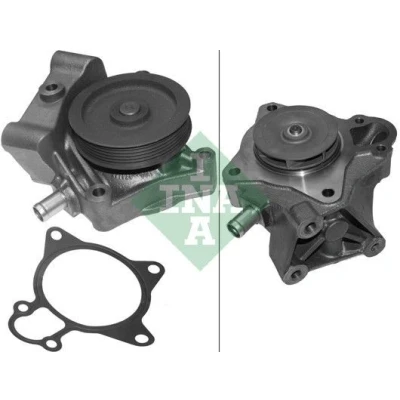 Bilde av INA 538 0472 10 Vannpumpe med reimskive for vifteremdrift FIAT: Ducato III Flatvogn lastebil / Chassis, CITROËN: Jumper II Minibuss