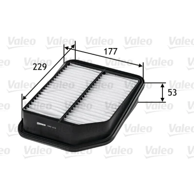 Bilde av VALEO 585153 Luftfilter 53 178 230 Filterinnsats SUZUKI: Grand Vitara 2 SUV