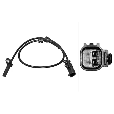 Bilde av HELLA 6PU 358 217 181 ABS Sensor Hall prinsipp 2 610 TESLA: Model S