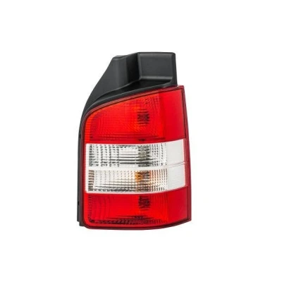 Bilde av HELLA 2SK 008 579 221 Baklykter høyre P21/4W, P21W, PY21W 12 transparent, Rød hvit med lyspære pæreholder VOLKSWAGEN: Transporter 5