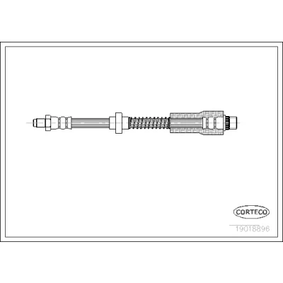 Bilde av Bremseslange, Foran, Framaksel, peugeot 306, 306 break, cabriolet, halvkombi, 307 480663, 9613635680