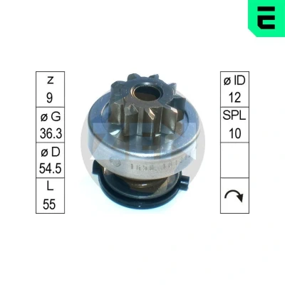 Bilde av Friløpsgir, starter, citroën,fiat,iveco,peugeot, 500053567