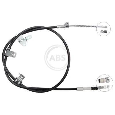 Bilde av A.B.S. K11028 Bremsekabel 1715 Skivebrems for høyre/venstre ratt TOYOTA: Prius II Liftback