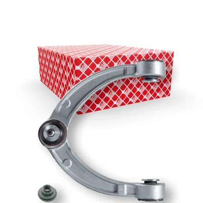Bilde av FEBI BILSTEIN 107852 Bærebru med sikringsmutter lager, støtte / styreledd øvre, framaksel venstre Casterstag Aluminium