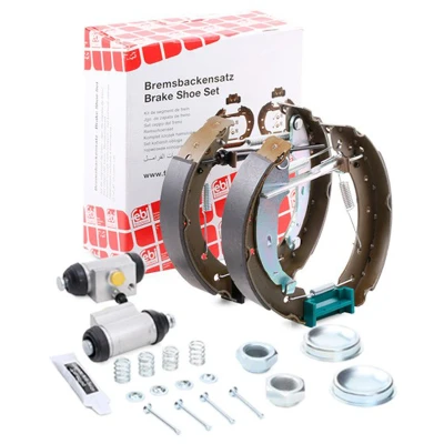 Bilde av FEBI BILSTEIN 37524 bremsesett, trommebremse bakaksel med hjulsylinder brems, tilbehør, tilleggsmateriale PEUGEOT: 206 Hatchback