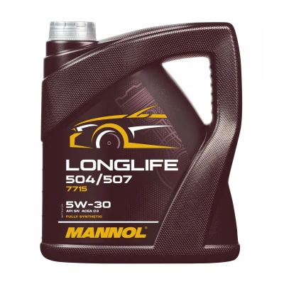 Bilde av Mannol Longlife 504/507 5W 30 4l Motorolje MN7715 4 VOLKSWAGEN: Multivan 5 (7HM, Transporter 5, Bus, BMW: Touring, X3