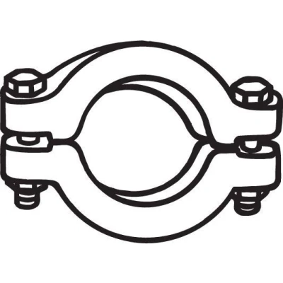 Bilde av Klemme, eksosanlegg, audi,seat,skoda,vw, 1K0253725, 7H0253725A