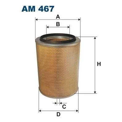 Bilde av FILTRON AM 467 Luftfilter 296mm 227mm Filterinnsats