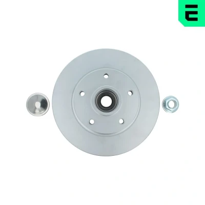 Bilde av OPTIMAL 702983BS5 Bremseskiver 260 8 5/5 fullt ut belagt med integrert hjullager, magnetisk senorring RENAULT: Megane 4