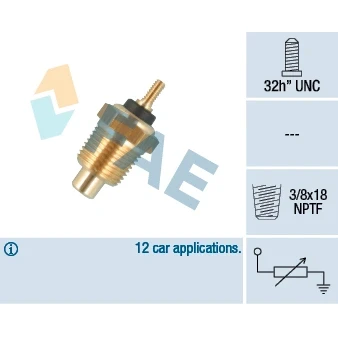 Bilde av Sensor, motortemperatur FAE 32713