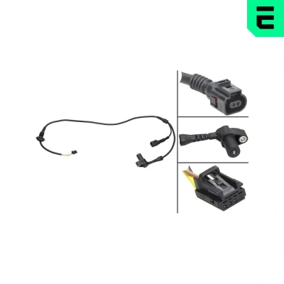Bilde av OPTIMAL 06 S065 ABS sensor passiv 983, 840 AUDI: A4 B6 Avant, Sedan, B7 Avant