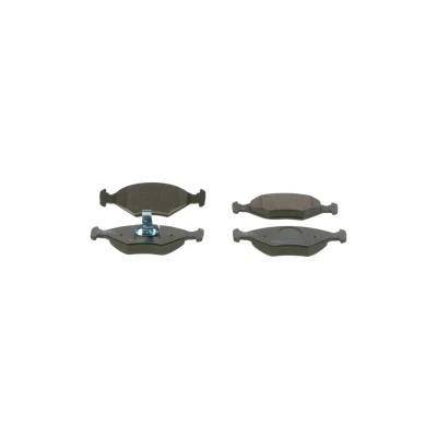 Bilde av BOSCH 0 986 424 514 Bremseklosser Low Metallic med antihyle blikk, kolbleklips