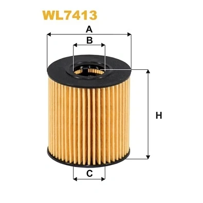 Bilde av Oljefilter WIX FILTERS WL7413