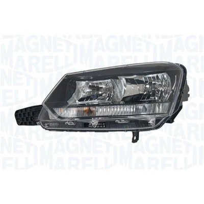 Bilde av MAGNETI MARELLI 710301286203 Frontlykter venstre H7, PW24W, PWY24W Halogen uten tåkelykt, med blinklys for høyrekjøring lyspære