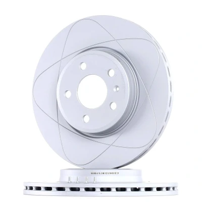 Bilde av ATE PowerDisc 24.0325 0184.1 Bremseskiver 314,0 25,0 5 112,0 ventilert belagt høy karbon med skruer AUDI: A4 B8 Avant, A5 Coupé, Allroad