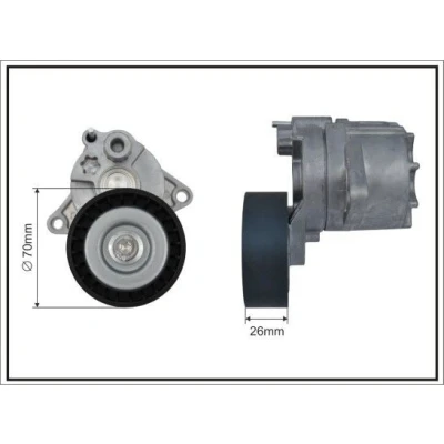 Bilde av CAFFARO 101100SP Spennarm, kilerem med ribber MERCEDES BENZ: C Klasse Sedan, Vito Mixto, G SUV
