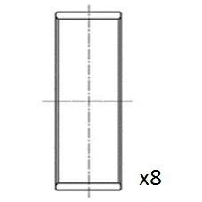 Bilde av FAI AutoParts BB2056 025 Veivaksellager VOLKSWAGEN: Tiguan I, Multivan 5 (7HM, Polo IV Hatchback, AUDI: Q5, SKODA: Superb II Stasjonsvogn