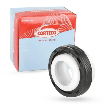 Bilde av CORTECO 20026412B Veivaksel Tetningsring med montasjehylser framside PTFE (rolytetrafluorethylen) VOLKSWAGEN: Transporter 5, Golf Tiguan I