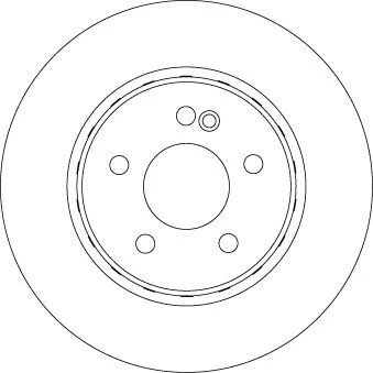 Bilde av TRW DF6646S Bremseskiver 300 12 5 112 fullt ut, todelt bremseskive spraylakkert MERCEDES BENZ: C Klasse T modell, Sedan
