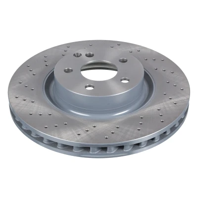 Bilde av SWAG 10 92 6407 Bremseskiver framaksel 335 32 5 112 perforert / ventilert belagt MERCEDES BENZ: S Klasse Sedan
