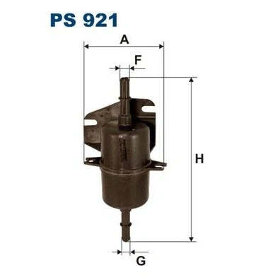 Bilde av FILTRON PS 921 Drivstoffilter ledningsfilter 9,5 FIAT: Strada Pick up