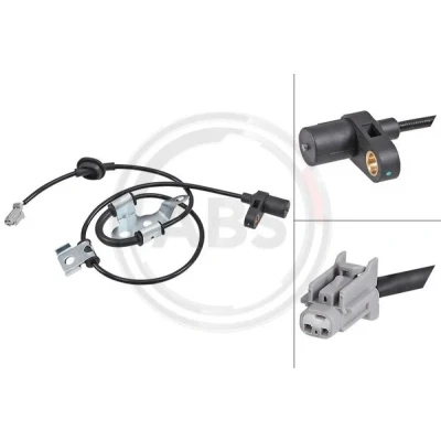 Bilde av A.B.S. 31937 ABS sensor passiv 800 grå SUBARU: Forester II, Impreza II Stasjonsvogn, Sedan