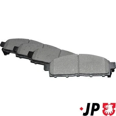 Bilde av JP GROUP 3963600210 Bremseklosser framaksel med akustisk slitasjevarsel MITSUBISHI: L200 / Triton IV Pick up, PAJERO SPORT 2, V up