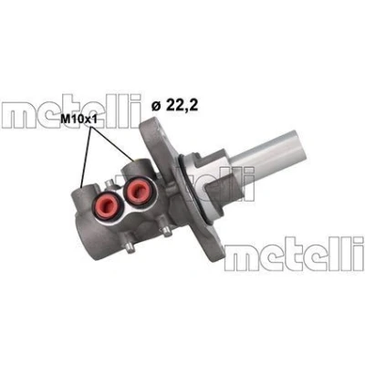 Bilde av METELLI 05 1166 Hovedsylinder 22,20 Aluminium