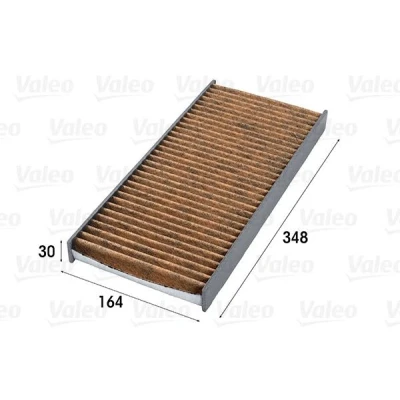 Bilde av VALEO 701005 Kupéfilter aktivkullfilter med polyfenol, soppdrepende virning, antiallergisk virkning 348 160 30 CLIMFILTER SUPREME