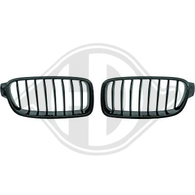 Bilde av DIEDERICHS HD Tuning 1217340 Radiatorgitter glanset, svart, matt BMW: 3 Sedan