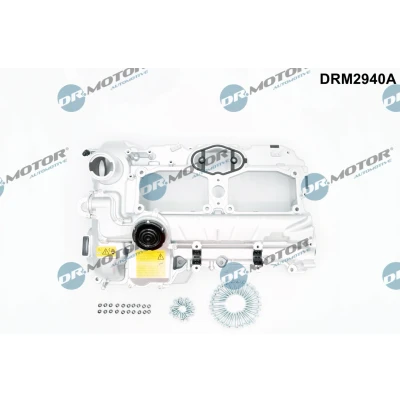 Bilde av DR.MOTOR AUTOMOTIVE DRM2940A Sylindertopp Hette med tetningsringer lufteventil, skruer BMW: 5 Touring, Sedan, X1