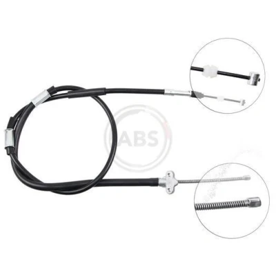 Bilde av A.B.S. K12807 Bremsekabel 1585 Trommelbrems for høyre/venstre ratt TOYOTA: Corolla VIII Liftback, VII Compact