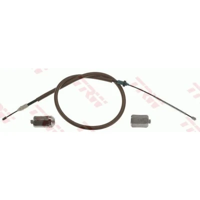 Bilde av TRW GCH252 Bremsekabel 1415, 1081 Trommelbrems RENAULT: CLIO 2