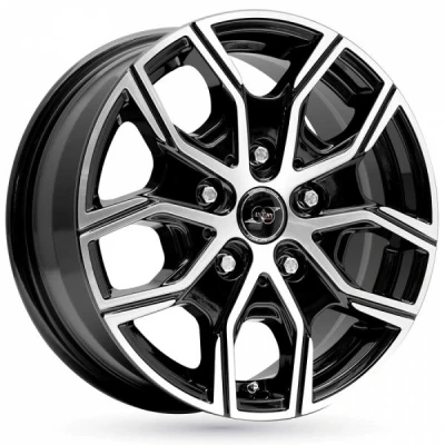 Bilde av INFINY individual TX Shiny Black Machined Face 8x18 6/139.7 ET25 B106.1